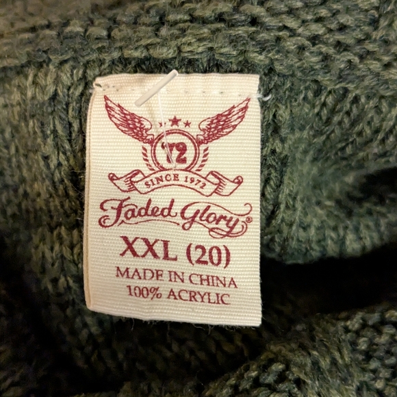 Faded Glory XXL Cold Shoulder Turtle Neck Sweater - Picture 2 of 4